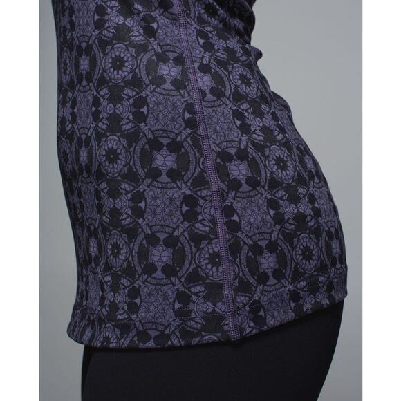 LULULEMON Cool Racerback Sz 4 Mini Prisma Nightfall Black Grape - Picture 5 of 9